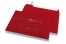 Enveloppes colorées pour Noël - Rouge, avec décorations de Noël | Paysdesenveloppes.be | PIT Packaging