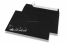 Enveloppes colorées pour Noël - Noir, avec traîneau | Paysdesenveloppes.be | PIT Packaging