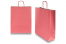 Sacs papier kraft avec anses rondes - rouge velours, 320 x 120 x 410 mm, 100 gr | Paysdesenveloppes.be