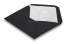 Enveloppes doublées noir - doublure blanc | Paysdesenveloppes.be