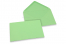 Enveloppes colorées pour cartes de voeux - vert menthe, 125 x 175 mm | Paysdesenveloppes.be