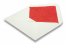 Enveloppes doublées blanc ivoire - doublure rouge | Paysdesenveloppes.be