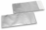 Enveloppes aluminium métallisées mat - argent 110 x 220 mm | Paysdesenveloppes.be