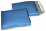 Enveloppes à bulles ECO métallisées mat colorées - bleu foncé 180 x 250 mm | Paysdesenveloppes.be