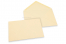 Enveloppes colorées pour cartes de voeux - blanc ivoire, 133 x 184 mm | Paysdesenveloppes.be