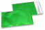 Enveloppes aluminium métallisées mat - vert 114 x 162 mm | Paysdesenveloppes.be