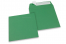 Enveloppes papier colorées - Vert foncé, 160 x 160 mm | Paysdesenveloppes.be