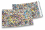 Enveloppes aluminium métallisées colorées - argent holographique 114 x 162 mm | Paysdesenveloppes.be