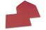 Enveloppes colorées pour cartes de voeux - rouge foncé, 162 x 229 mm | Paysdesenveloppes.be