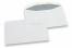 Enveloppes blanches en papier, 114 x 162 mm (C6), 80gr, fermeture gommée | Paysdesenveloppes.be