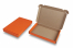 Boîte postale pliante extra-plate - orange | Paysdesenveloppes.be