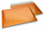 Enveloppes à bulles ECO métallique - orange 320 x 425 mm | Paysdesenveloppes.be