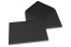 Enveloppes colorées pour cartes de voeux - noir, 162 x 229 mm | Paysdesenveloppes.be