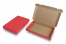 Boîte postale pliante extra-plate - rouge | Paysdesenveloppes.be