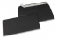Enveloppes papier colorées - Noir, 110 x 220 mm | Paysdesenveloppes.be