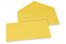Enveloppes colorées pour cartes de voeux - jaune bouton d'or, 110 x 220 mm | Paysdesenveloppes.be