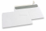 Enveloppes blanches en papier, 156 x 220 mm (EA5), 90gr, bande adhésive | Paysdesenveloppes.be