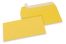 Enveloppes papier colorées - Jaune bouton d'or, 110 x 220 mm | Paysdesenveloppes.be