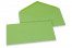 Enveloppes colorées pour cartes de voeux - vert pomme, 110 x 220 mm | Paysdesenveloppes.be