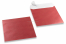 Enveloppes de couleurs nacrées - Rouge, 170 x 170 mm | Paysdesenveloppes.be