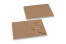 Enveloppes avec fermeture Japonaise - 114 x 162 mm, marron | Paysdesenveloppes.be