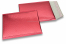 Enveloppes à bulles ECO métallique - rouge 180 x 250 mm | Paysdesenveloppes.be