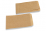 Pochettes cadeaux en papier kraft vergé - 100 x 160 mm | Paysdesenveloppes.be