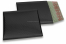 Enveloppes à bulles ECO métallisées mat colorées - noir 165 x 165 mm | Paysdesenveloppes.be