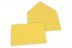 Enveloppes colorées pour cartes de voeux - jaune bouton d'or, 114 x 162 mm | Paysdesenveloppes.be