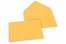 Enveloppes colorées pour cartes de voeux - jaune or, 133 x 184 mm | Paysdesenveloppes.be