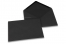 Enveloppes colorées pour cartes de voeux - noir, 133 x 184 mm | Paysdesenveloppes.be