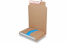 Emballages livres - envelopper l'emballage autour du livre - marron | Paysdesenveloppes.be