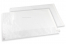 Sachets en papier cristal blanc avec bande adhésive - 550 x 500 mm | Paysdesenveloppes.be