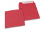 Enveloppes papier colorées - Rouge, 160 x 160 mm | Paysdesenveloppes.be