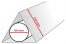 Tubes d'expédition triangulaires: 610 x ø 80 mm / 715 x ø 80 mm / 860 x ø 80 mm | Paysdesenveloppes.be