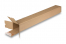 Tubes d'expédition carrés avec bande adhésive QuattroStar - 860 x 105 x 105 mm | Paysdesenveloppes.be