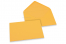 Enveloppes colorées pour cartes de voeux - jaune or, 125 x 175 mm | Paysdesenveloppes.be