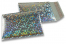 Enveloppes à bulles ECO métallique - argent holografique 180 x 250 mm | Paysdesenveloppes.be