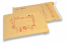 Enveloppes à bulles marron pour Noël - Décoration de Noël rouge | Paysdesenveloppes.be