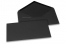 Enveloppes colorées pour cartes de voeux - noir, 110 x 220 mm | Paysdesenveloppes.be
