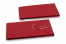 Enveloppes avec fermeture Japonaise - 110 x 220 x 25 mm, rouge | Paysdesenveloppes.be