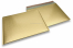 Enveloppes à bulles ECO métallisées mat colorées - or 320 x 425 mm | Paysdesenveloppes.be