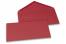 Enveloppes colorées pour cartes de voeux - rouge foncé, 110 x 220 mm | Paysdesenveloppes.be