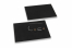 Enveloppes avec fermeture Japonaise - 114 x 162 mm, noir | Paysdesenveloppes.be