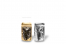 Sachets stand-up métalliques transparents - or métallisé, 85 x 145 x 50 mm - 100 ml | Paysdesenveloppes.be
