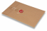 Enveloppes avec fermeture Japonaise avec cachet de cire | Paysdesenveloppes.be