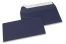 Enveloppes papier colorées - Bleu foncé, 110 x 220 mm | Paysdesenveloppes.be