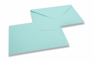 Enveloppes de couleur pour faire-part de naissance, bleu, 110x110-150x150 | Paysdesenveloppes.be