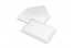 Enveloppes pour faire-part de décès - Blanc + Double bordure, 120 x 185 mm | Paysdesenveloppes.be