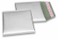Enveloppes à bulles ECO métallisées mat colorées - argent 165 x 165 mm | Paysdesenveloppes.be
